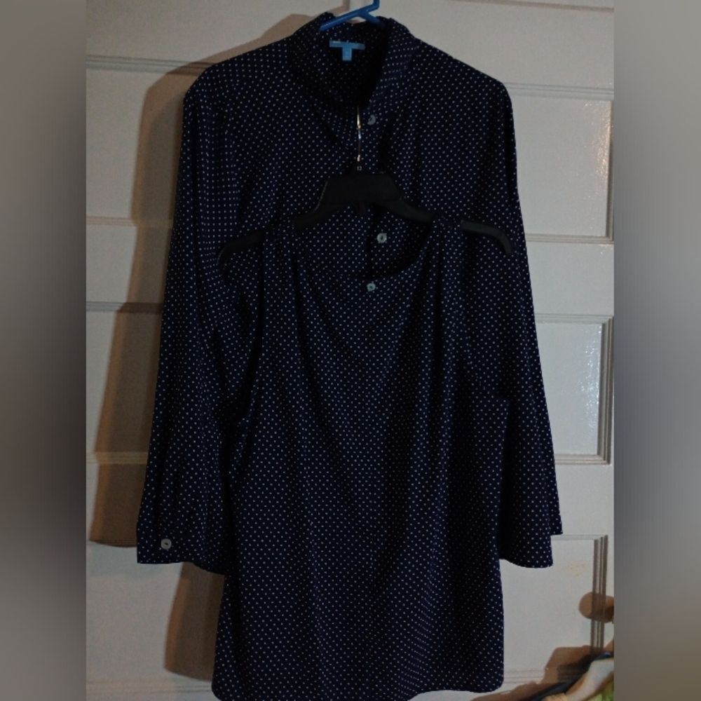 Koret XL Two-piece Polka Dot Skirt Suit (Rox315)
